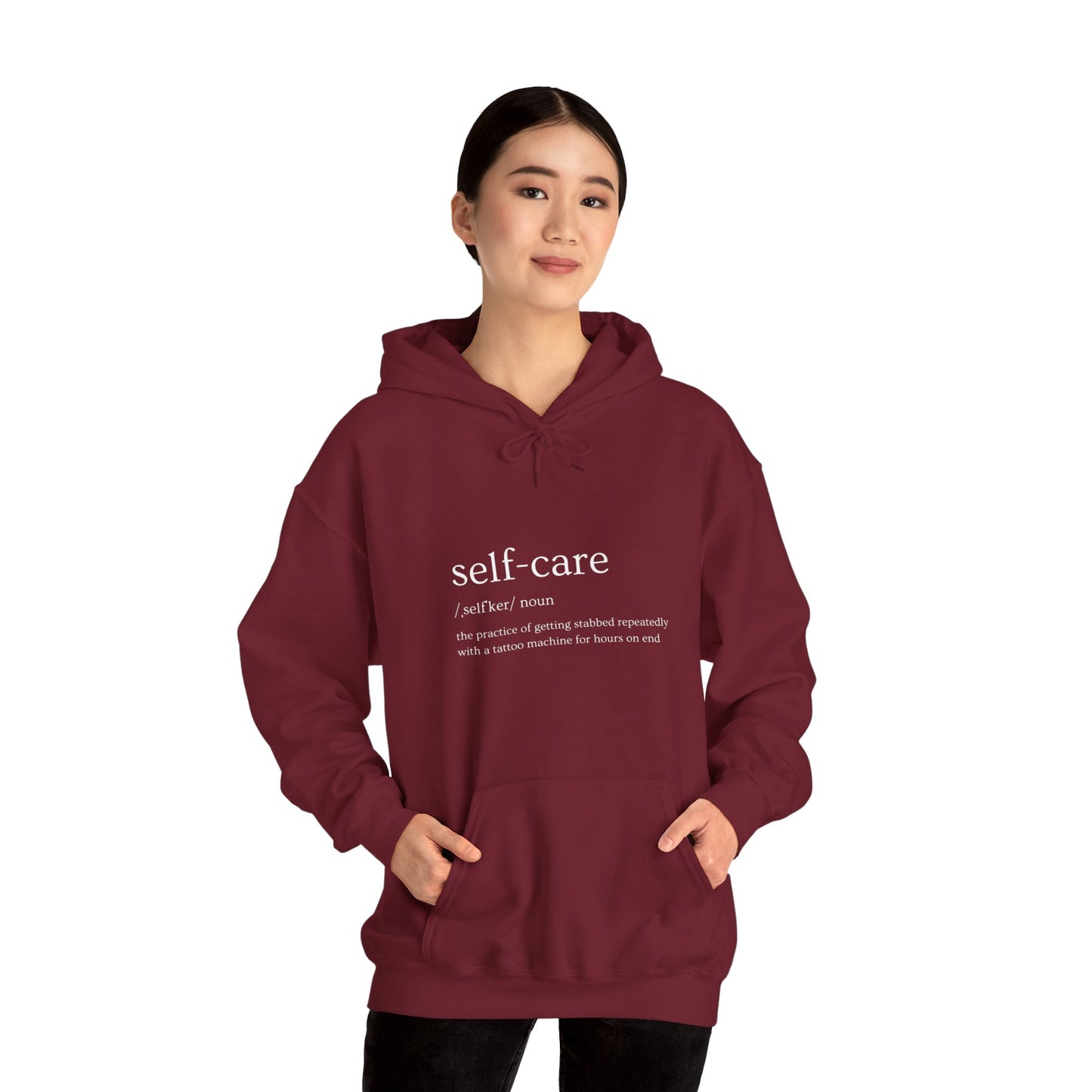 Self Care Unisex Heavy Blend™ Hooded Sweatshirt