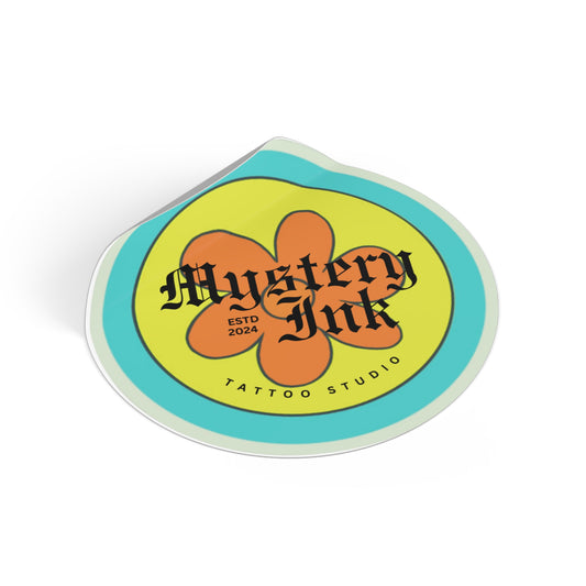 Mystery Ink Round Vinyl Stickers