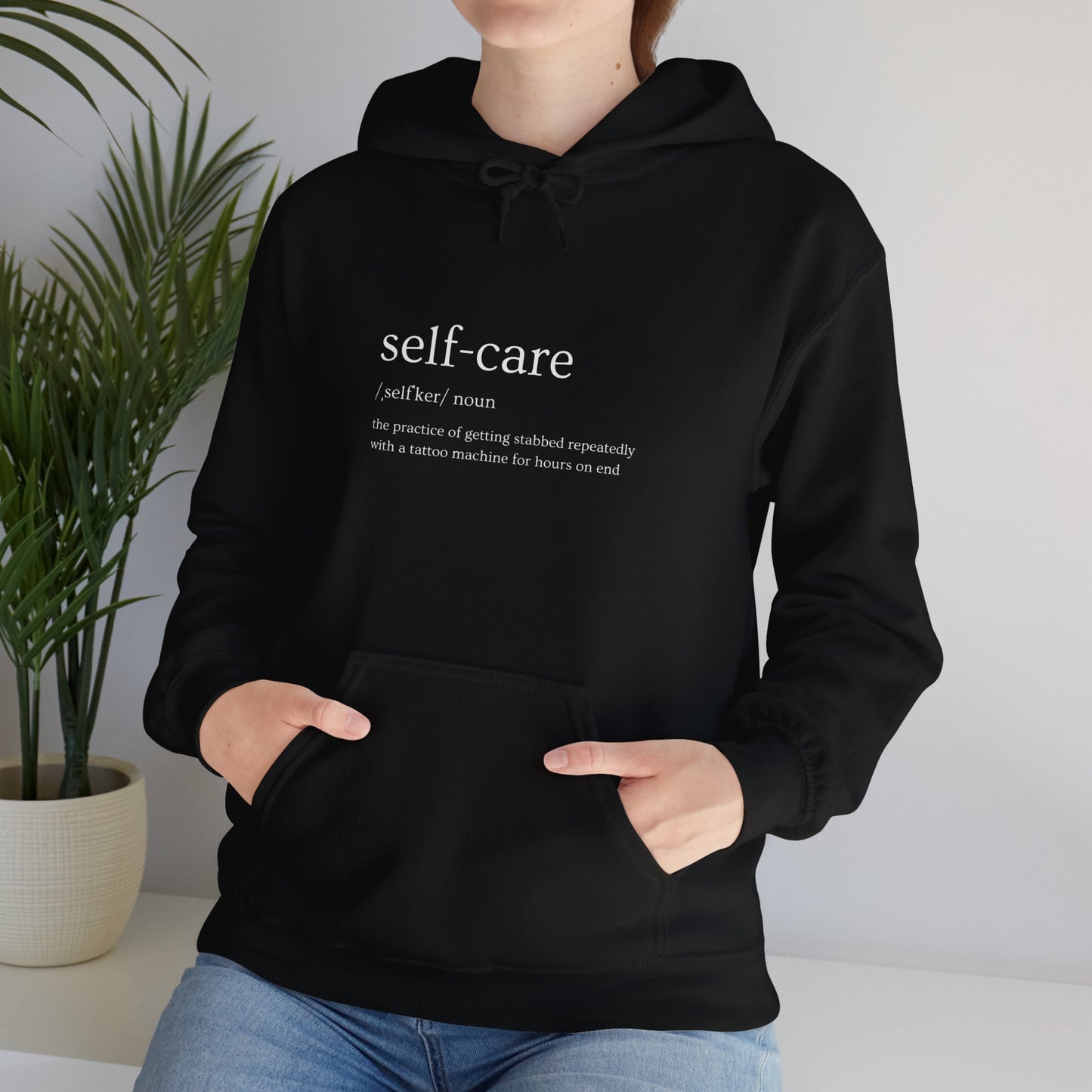 Self Care Unisex Heavy Blend™ Hooded Sweatshirt